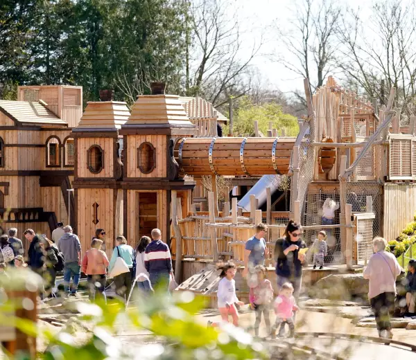 Children playing at Blenheim Palace Adventure Play