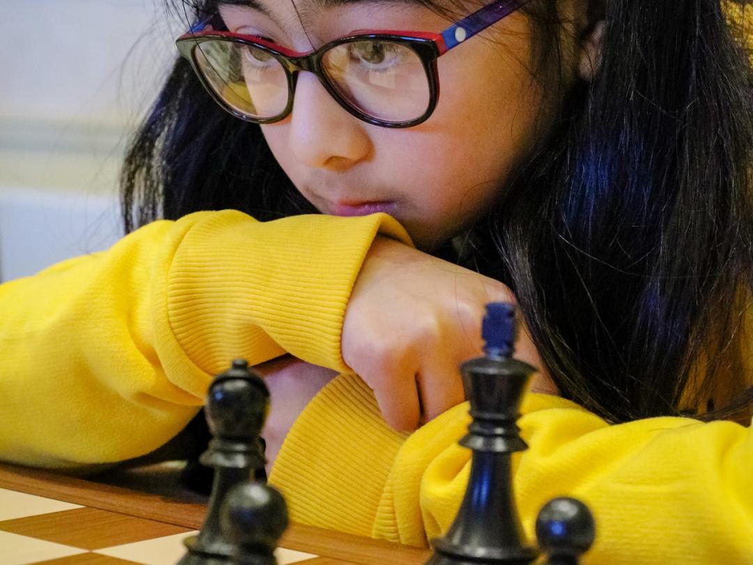 A study in concentration during the 26th Delancey UK Schools’ Chess Challenge at Blenheim Palace