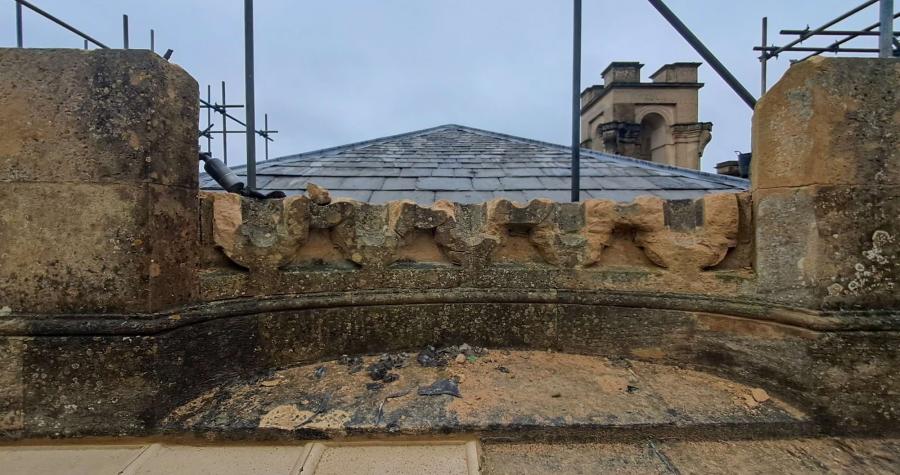 Stables Tower and surrounding parapets