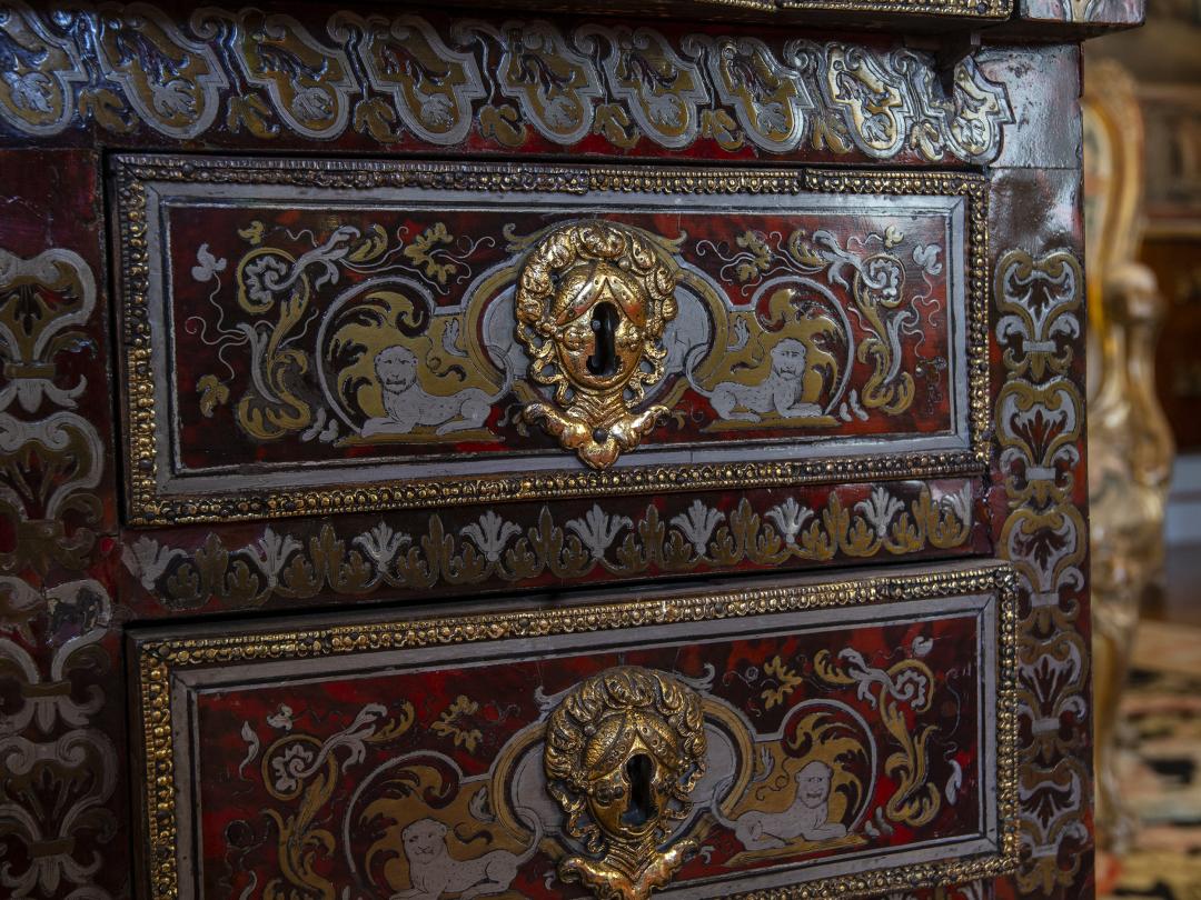 Boulle Marquetry writing table 