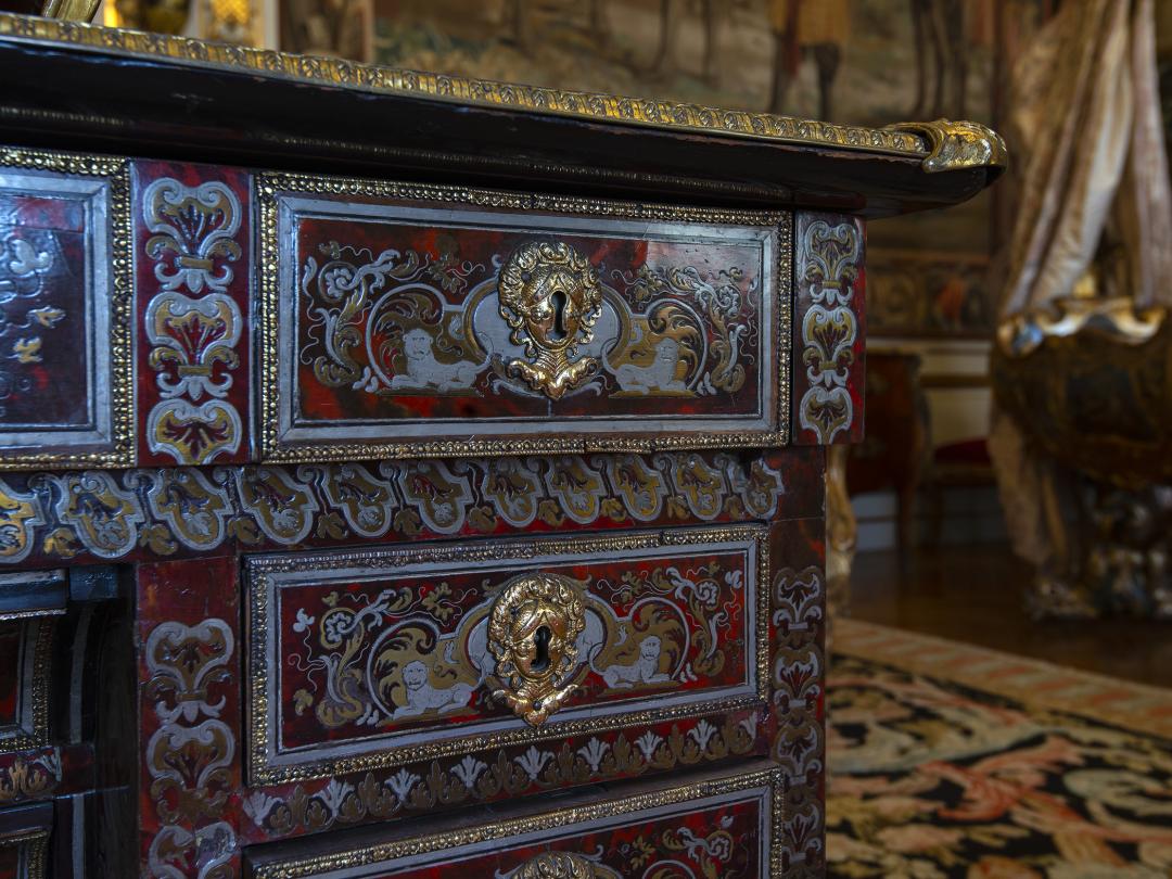 Boulle Marquetry writing table 